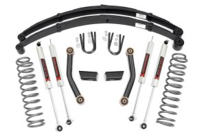 Jeep Cherokee Suspension Lift Kit - Rough Country - Series II | RR Springs | M1 | N2.0 Shocks - '84-'01 Jeep Cherokee Suspension Lift Kit - Rough Country - Series II | RR Springs | M1 | N2.0 Shocks - '84-'01